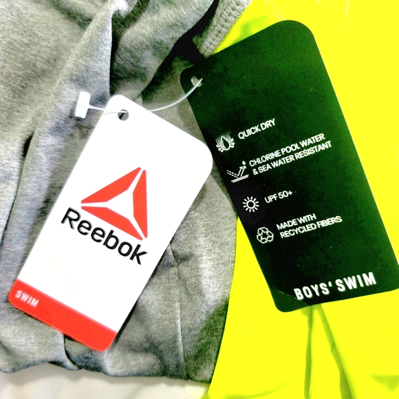 NEW! Reebok Boys' Swim Long Sleeve Raglan Rash Guard Top Size XL - Picture 4 of 6